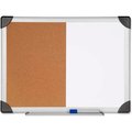 Lorell Lorell Dry Erase/Cork Combination Board, 24"W x 18"H 19290